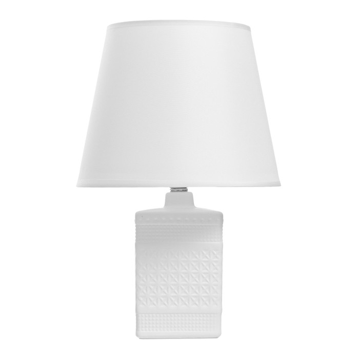 Настольная лампа Настольная лампа "Ираида" Е14 40Вт белый 20х20х32см