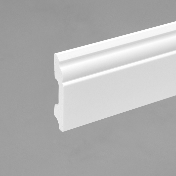 Плинтус напольный под покраску UHD 02/60 2000х60 мм Плинтус напольный под покраску UHD 02/60 2000х60 мм