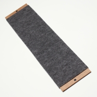 Когтеточка "Пижон", ДВП ковролин, 60 х 15 см, серая Когтеточка "Пижон", ДВП ковролин, 60 х 15 см, серая