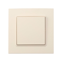 Выключатель проходной TOT Elegant, 10 А, 1 кл., скрытый, бежевый Выключатель проходной TOT Elegant, 10 А, 1 кл., скрытый, бежевый