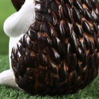 Садовая фигура "Ежик с яблочком" 10х11х18см Садовая фигура "Ежик с яблочком" 10х11х18см