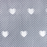 Покрывало евро Экономь и Я "Сердца" 200*210&plusmn;5см, 100% полиэстер, 190гр/м2