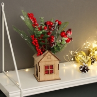 Декор "Зимний домик" 23х7,5 см Декор "Зимний домик" 23х7,5 см