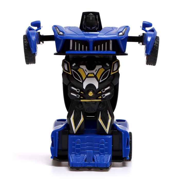Робот инерционный &laquo;Спорткар&raquo;, трансформируется при столкновении, цвета МИКС