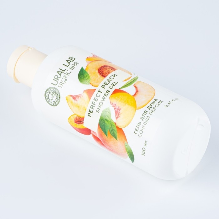 Гель для душа, питание и ароматерапия, 300 мл, аромат сочного персика, TROPIC BAR by URAL LAB Гель для душа, питание и ароматерапия, 300 мл, аромат сочного персика, TROPIC BAR by URAL LAB