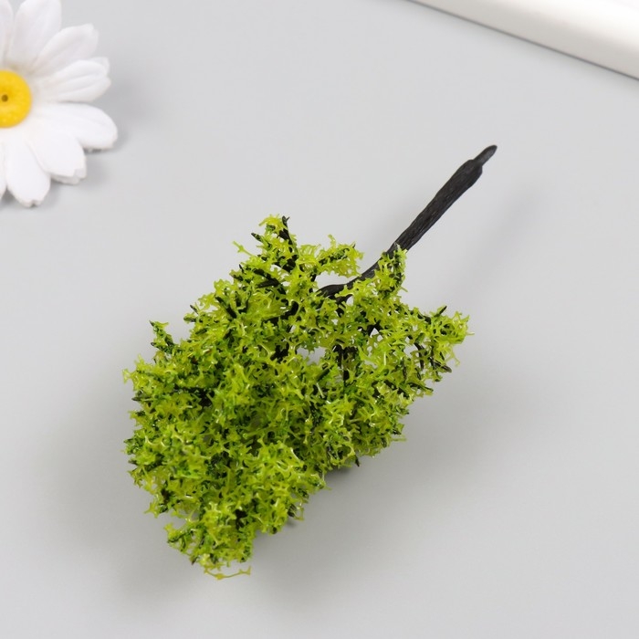 Искусственное растение для творчества пластик "Платан" 12 см