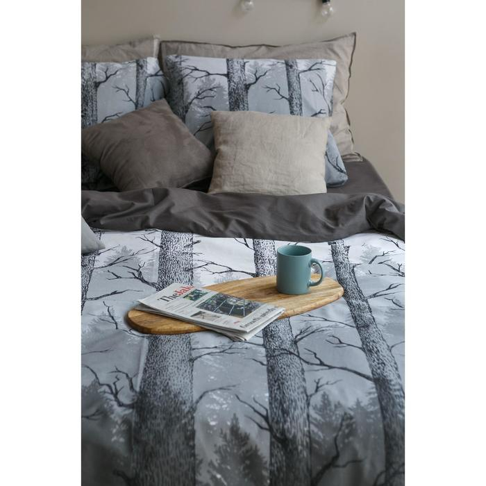 Постельное бельё "Этель" 2 сп Лес 175х215 см, 200х220 см, 70х70 см -2 шт, бязь