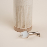 Бутылка керамическая для масла и соуса SL Home «Виенто», 500 мл, 7×26 см, цвет бежевый Бутылка керамическая для масла и соуса SL Home «Виенто», 500 мл, 7×26 см, цвет бежевый