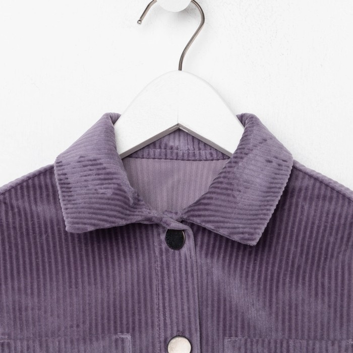 Костюм детский KAFTAN "Velvet", размер 36 (134-140), цвет фиолетовый