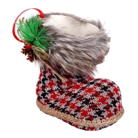 Конфетница &laquo;Сапожок&raquo;, с еловой веточкой