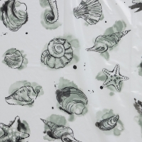 Штора для ванной &laquo;Посейдон&raquo;, 180&times;180 см, цвет чёрный