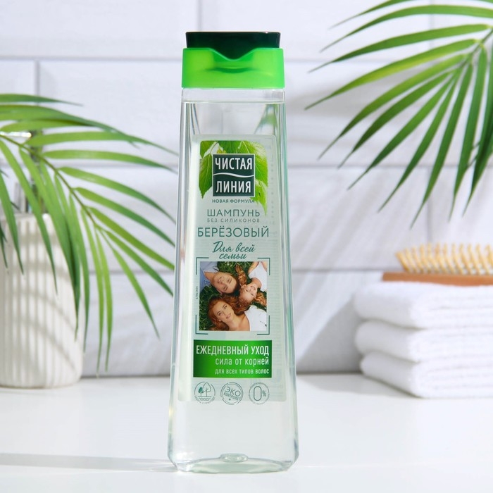 Шампунь для волос Чистая линия &laquo;Берёзовый&raquo;, 400 мл