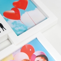 Мультирамка "СЕМЬЯ" коллаж на 8 фото 10х15 см, белый Мультирамка "СЕМЬЯ" коллаж на 8 фото 10х15 см, белый