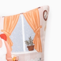 Подушка декоративная Этель "Рыцарь" 40х40 см, велюр, 100% п/э Подушка декоративная Этель "Рыцарь" 40х40 см, велюр, 100% п/э