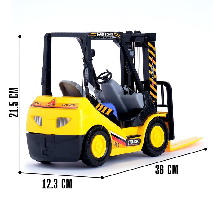 Машина радиоуправляемая «Погрузчик», работает от аккумулятора, свет Машина радиоуправляемая «Погрузчик», работает от аккумулятора, свет