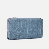 Кошелёк на молнии, цвет синий Кошелёк на молнии, цвет синий
