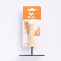 Расческа перепендикулярная Wood двухсторонняя, деревянная ручка Расческа перепендикулярная Wood двухсторонняя, деревянная ручка