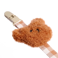 Пустышка с держателем, набор, в контейнере, коричневый Пустышка с держателем, набор, в контейнере, коричневый