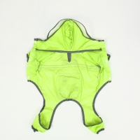 Комбинезон для собак, демисезонный с козырьком, размер ХL (ДС 40, Ог 58, ОШ 43 см), зелёный   985440