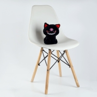 Мягкая игрушка «Кот», 20 см, цвет чёрный Мягкая игрушка «Кот», 20 см, цвет чёрный