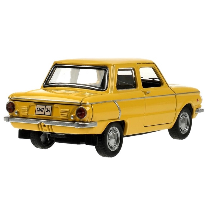 Машинка металлическая «ЗАЗ-968А», ретро - модель «Запорожец», открываются двери, багажник, инерция, 12 см желтый Машинка металлическая «ЗАЗ-968А», ретро - модель «Запорожец», открываются двери, багажник, инерция, 12 см желтый
