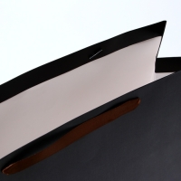 Пакет ламинированный горизонтальный &laquo;Черный&raquo;, L 40 &times; 31 &times; 14 см