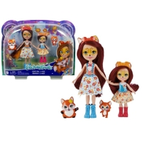 Игровой набор &laquo;Энчантималс. Сестрички Фелисити и Феана Лис с питомцами&raquo;