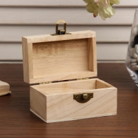 Шкатулка дерево под роспись "Прямоугольная" 5,5х10х6 см Шкатулка дерево под роспись "Прямоугольная" 5,5х10х6 см