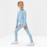 Термобелье для девочки (лонгслив, легинсы) цвет голубой, рост 116 Термобелье для девочки (лонгслив, легинсы) цвет голубой, рост 116