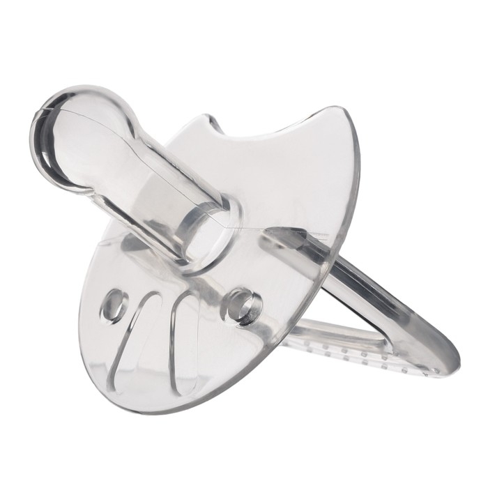 Соска - пустышка цельносиликоновая классическая, от 3 мес., цвет прозрачный Соска - пустышка цельносиликоновая классическая, от 3 мес., цвет прозрачный