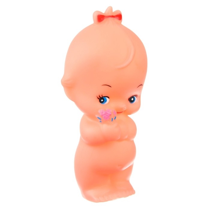 Резиновая игрушка для ванны &laquo;Девочка&raquo;, с пищалкой, 1 шт, Крошка Я