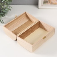 Шкатулка дерево под роспись "Сундучок" замок крючок 19,5х12х10,5 см Шкатулка дерево под роспись "Сундучок" замок крючок 19,5х12х10,5 см