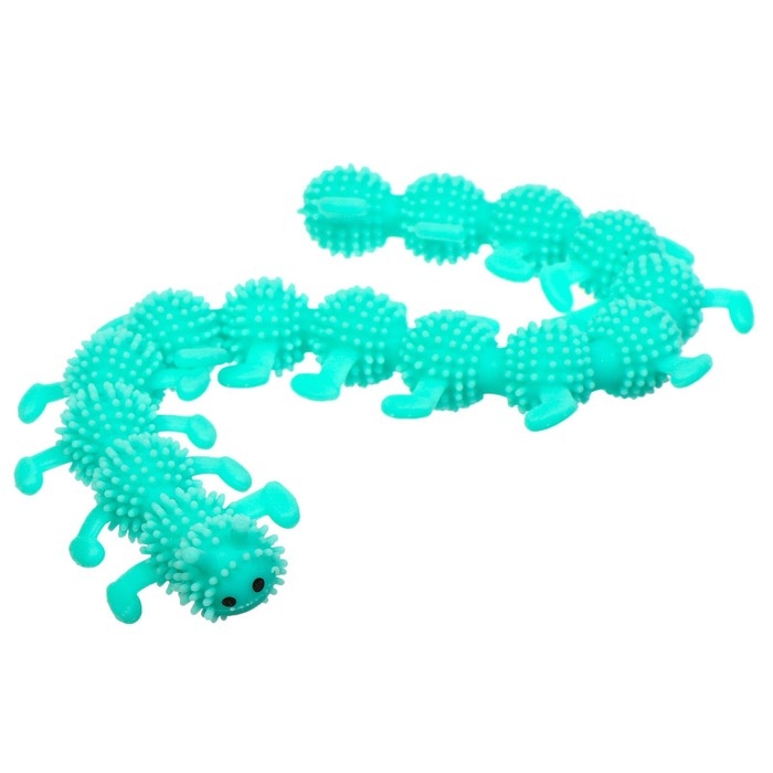 Антистресс сквиш мялка &laquo;Гусеница&raquo;, цвета МИКС, в шоубоксе