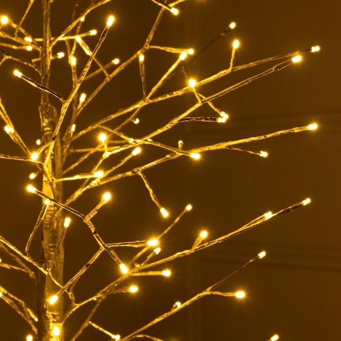 Светодиодное дерево «Золотистое» 1.8 м, 180 LED, постоянное свечение, 220 В, свечение тёплое белое Светодиодное дерево «Золотистое» 1.8 м, 180 LED, постоянное свечение, 220 В, свечение тёплое белое