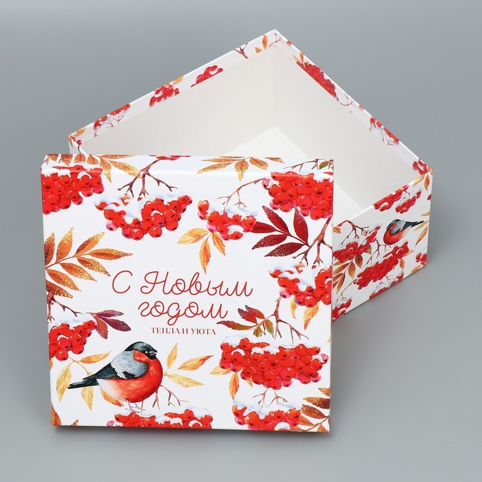 Набор подарочных коробк 5 в 1 &laquo;С Новым годом!&raquo;, 14 х 14 х 8 &ndash; 22 х 22 х 12 см, Новый год