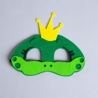 Маска карнавальная &laquo;Лягушка&raquo;, фетр