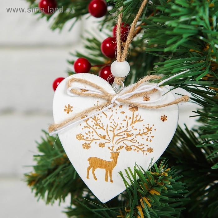 Подвеска декоративная &laquo;Волшебный олень&raquo; рисунок с лицевой стороны