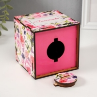 Копилка куб "Богатства" 10х10х10 см Копилка куб "Богатства" 10х10х10 см