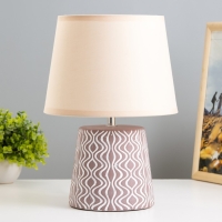 Настольная лампа "Маура" Е14 40Вт кофе 23х23х33 см RISALUX Настольная лампа "Маура" Е14 40Вт кофе 23х23х33 см RISALUX