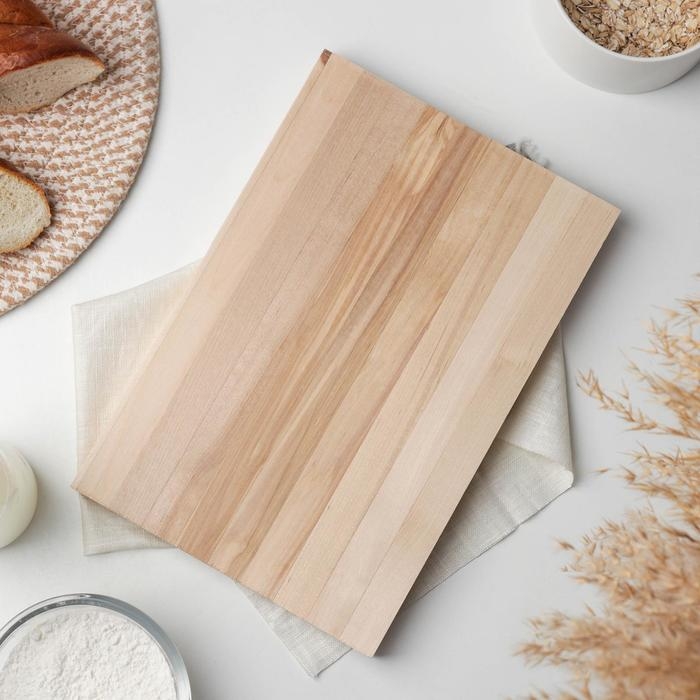 Доска разделочная Доляна, 30&times;20&times;2 см, берёза