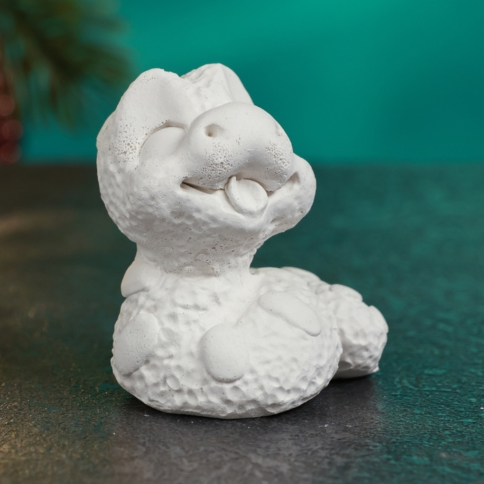 Новый год. Символ 2025. Фигура для раскраски "Змейка Малая", 4х4см