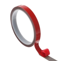 Клейкая лента TORSO, двусторонняя, усиленная, 12 мм &times; 2 м