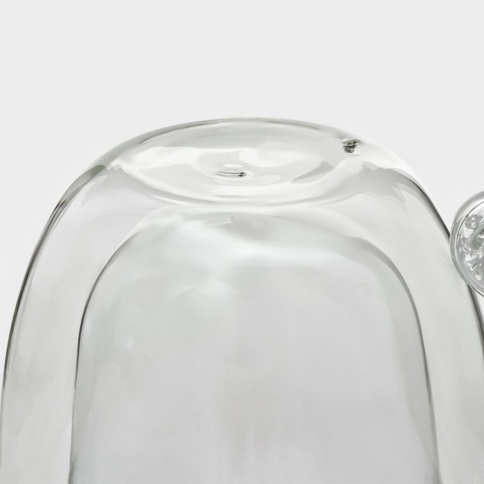 Кружка стеклянная с двойными стенками Magistro &laquo;Даймонд&raquo;, 200 мл