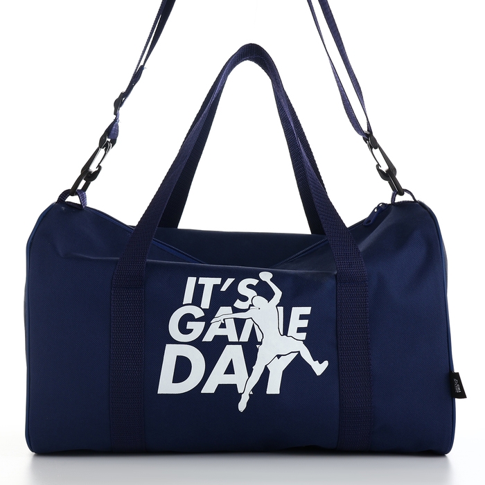 Сумка спортивная мужская, TEXTURA, маленький размер, цвет синий Сумка спортивная мужская, TEXTURA, маленький размер, цвет синий