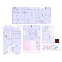 Кукольная мебель «Спальня» Кукольная мебель «Спальня»