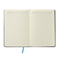 Ежедневник недатированный А5, 116 листов в клетку, с хлястиком, обложка кожзам, МИКС Ежедневник недатированный А5, 116 листов в клетку, с хлястиком, обложка кожзам, МИКС