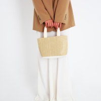 Сумка-тоут на молнии, цвет бежевый/бежевый Сумка-тоут на молнии, цвет бежевый/бежевый