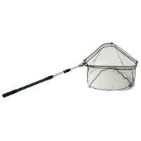 Подсачник складной телескопический П-26, усиленный, 200 см, треугольный обод 60 см, капрон Подсачник складной телескопический П-26, усиленный, 200 см, треугольный обод 60 см, капрон
