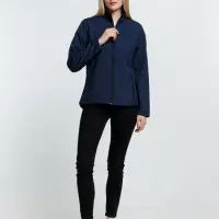 Куртка софтшелл женская Race Women темно-синяя, размер XXL