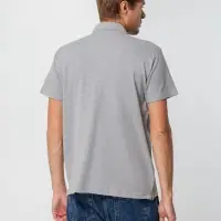 Рубашка поло мужская Spring 210 серый меланж, размер M